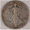 Image 1 : 1916 WALKING LIBERTY HALF DOLLAR VF NICE! ORIGINAL!