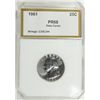 Image 1 : 1961 PROOF WASHINGTON QUARTER PCI PR-68 CAMEO