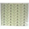 Image 1 : UNCUT SHEET OF 1995 $1.00 FEDERAL RESERVE NOTES