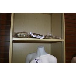 SHELF LOAD OF ASSORTED MANNEQUIN BODY PARTS