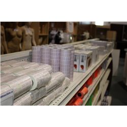 LARGE SHELF LOAD OF ASSORTED PRICING SUPPLIES