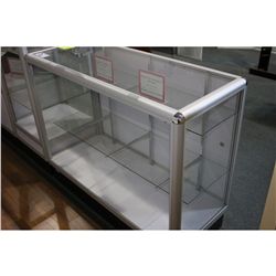 48" WIDE FULL VISION UV GLASS SHOWCASE