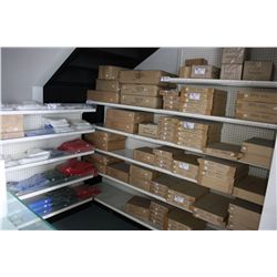 3 SECTION OF SINGLE SIDED GONDALA PEGBOARD BACKED