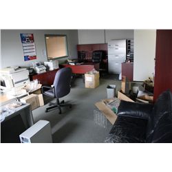 ENTIRE CONTENTS OF UPSTAIRS OFFICES