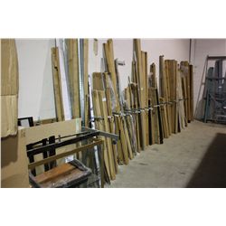 QUANTITY OF CHROME FIXTURE STOCK LOCATED ON SOUTH WALL