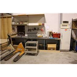 CONTENTS OF SHIPPING RECEIVING AREA INCLUDES: