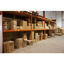 RUN OF 4 BAYS OF HEAVY DUTY WAREHOUSE RACKING