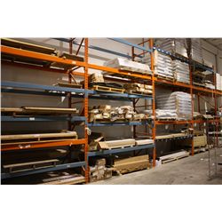 RUN OF 5 BAYS OF HEAVY DUTY WAREHOUSE RACKING