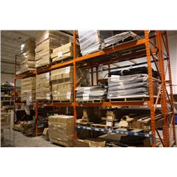 RUN OF 3 BAYS OF HEAVY DUTY WAREHOUSE RACKING