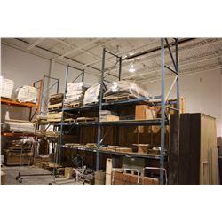 RUN OF 3 BAYS OF HEAVY DUTY WAREHOUSE RACKING