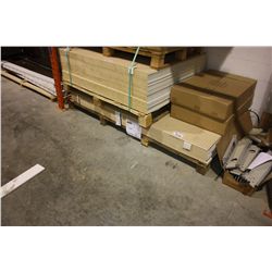 LIFT OF PEGBOARD DISPLAY SHEETS