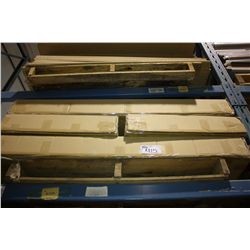 LOT OF CHROME RETAIL CLOTHING RACKS