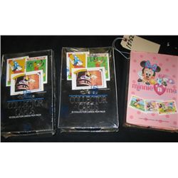 2 Disney and 1- Mini Me Collector Trading Cards.