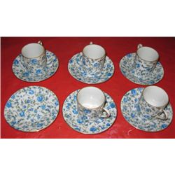 Vintage Royal Crown Cups and Saucers,