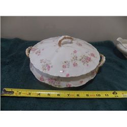Limoges Covered Round Dish