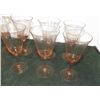 Image 2 : Pink Depression Red  Wine Glasses