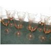 Image 3 : Pink Depression Red  Wine Glasses