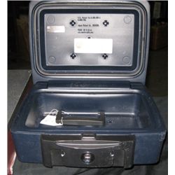 Sentry Safe, no key.