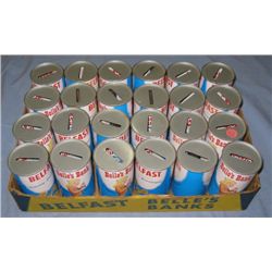 Vintage 24 Cans Belfast Belle's Banks