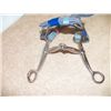 Image 2 : Blue Leather Headstall with Snaffle Bit