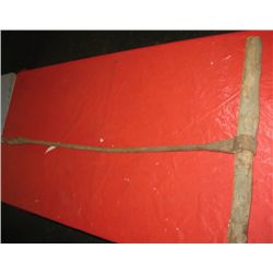 Vintage  1 1/2" Auger Type Hand Tool, Approx. 48"