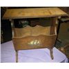 Image 1 : Antique Magazine Rack W/Table Top