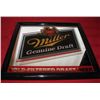 Image 1 : Miller Genuine Draft Mirror Background Sign,