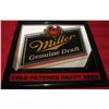 Image 2 : Miller Genuine Draft Mirror Background Sign,