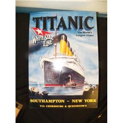 Titanic Tin Sign
