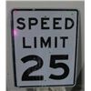Image 1 : Twenty Five Mile Speed Limit Sign