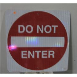 Do Not enter Traffic Sign