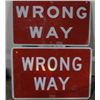 Image 1 : Wrong Way Trafrfic Sign