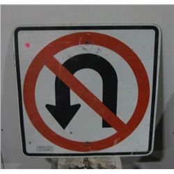No U-Turn Sign