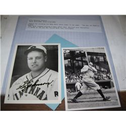Silas Kenneth Johnson Baseball Player Signed