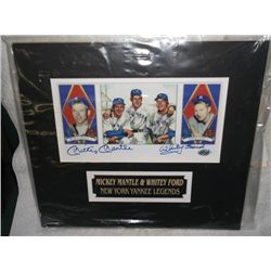 Base Ball Immortals Snider-Mantle-Dimaggio-Mays