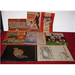 San Francisco Giants 60's & 70's Programs.