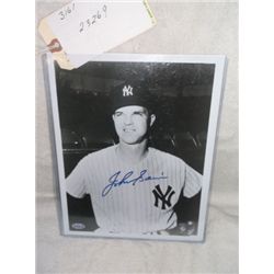 Johnny Sain Autographed 8 x10