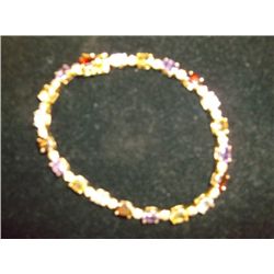 Womens 18k Yellow Gold over Sterling Bracelet