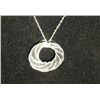 Image 2 : Womens white Gold Rhodium over Sterling