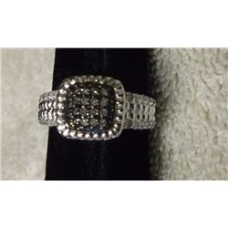 Womens white Gold Rhodium over Sterling