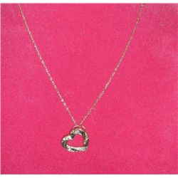 Womens White Gold Rhodium over Solid Sterling