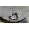 Image 4 : Womens White Gold Rhodium over Solid Sterling