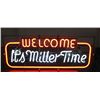 Image 1 : Neon Sign "Welcome It's Miller Time"