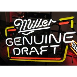 Neon Sign "Miller Genuine Draft"