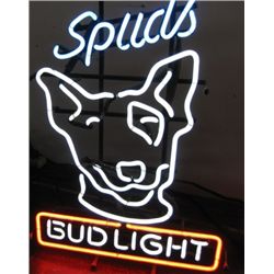 Neon Light "Spuds Bud Light"