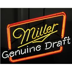 Neon Sign "Miller Genuine Draft".
