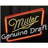 Image 1 : Neon Sign "Miller Genuine Draft".