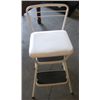 Image 2 : White Two Step Chair/Stepping Stool.