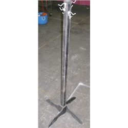 Vintage Black Wooden Hat/Coat Rack.
