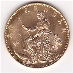 Denmark 20 kroner gold (Date of our choice)